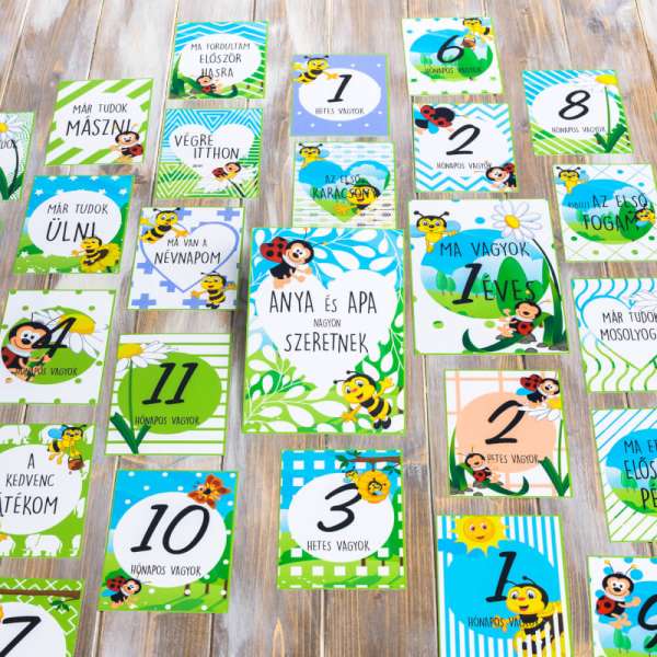 Babakártya - Katicák és méhecskék