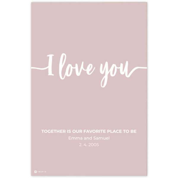 Stílusos I LOVE YOU falikép