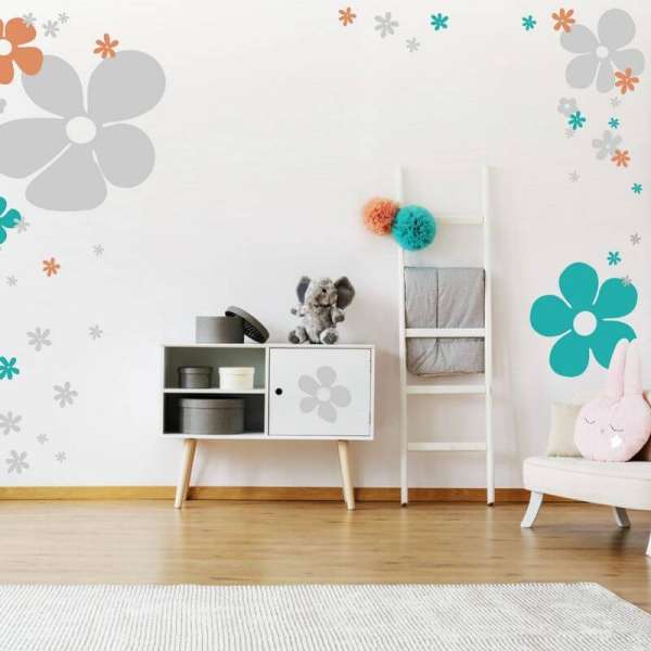 Falfestés minta -  Virág