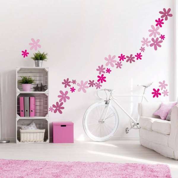 Falfestés minta -  Virágocskák