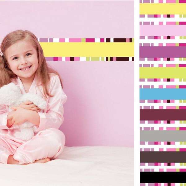 Bordűr - Színes vonalak