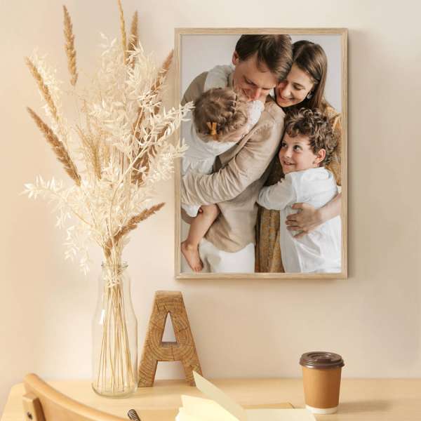 Faliképek fényképeidből fa képkerettel