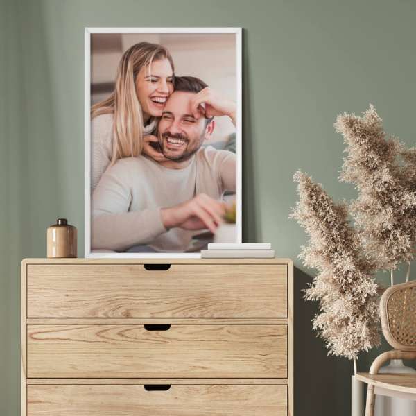 Fotóból készült kép fa képkerettel