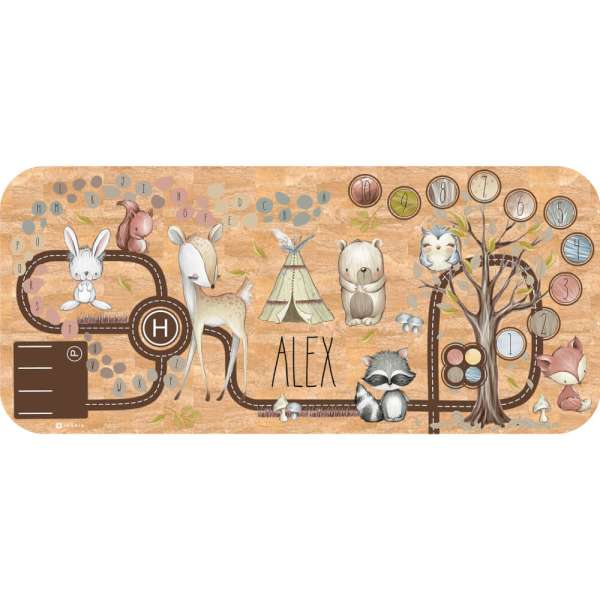 Parafaszőnyeg állatokkal lányoknak és fiúknak