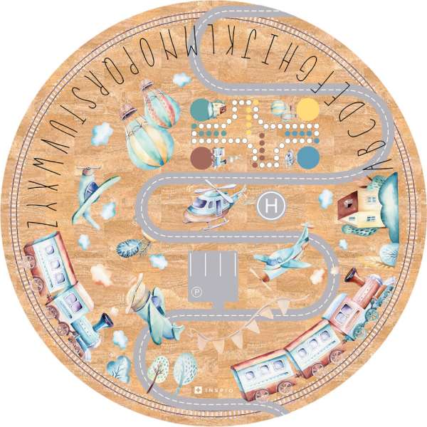 Utacskás gyerekszőnyeg, parafaszőnyeg fiúknak