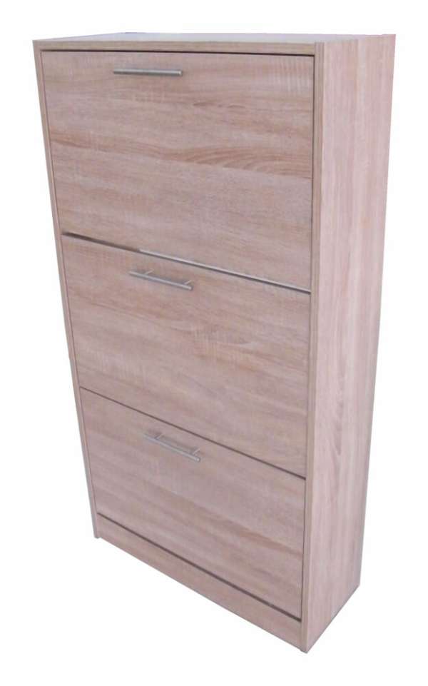 Vario cipőszekrény, fehérített tölgy