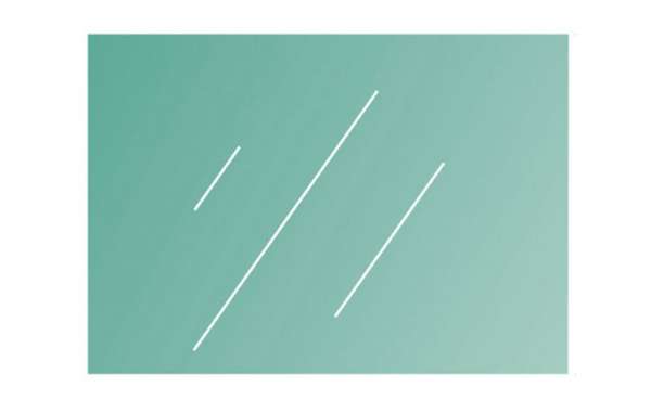 Shine korlátüveg konzolos korláthoz, 90x100 cm