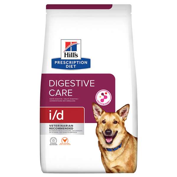 2x12kg Hill's Prescription Diet i/d Digestive Care csirke száraz kutyatáp