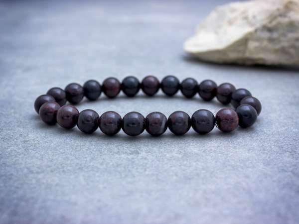 Heliotrop ásvány karkötő