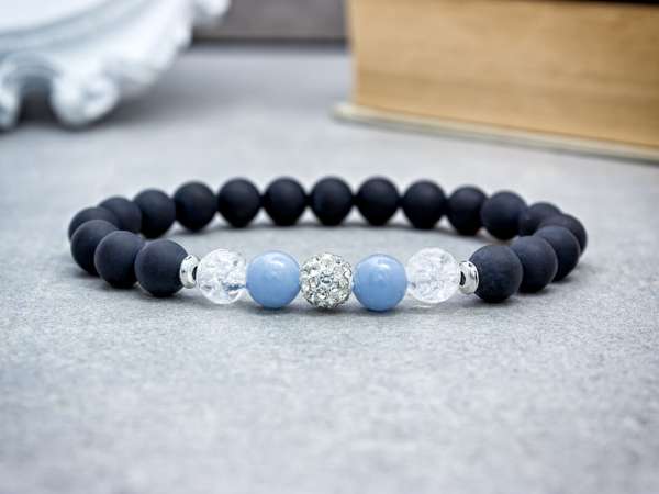 Harmónia fénye vegyes ásvány karkötő