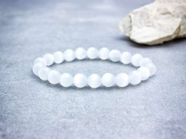 Tiszta tudat szelenit ásvány karkötő