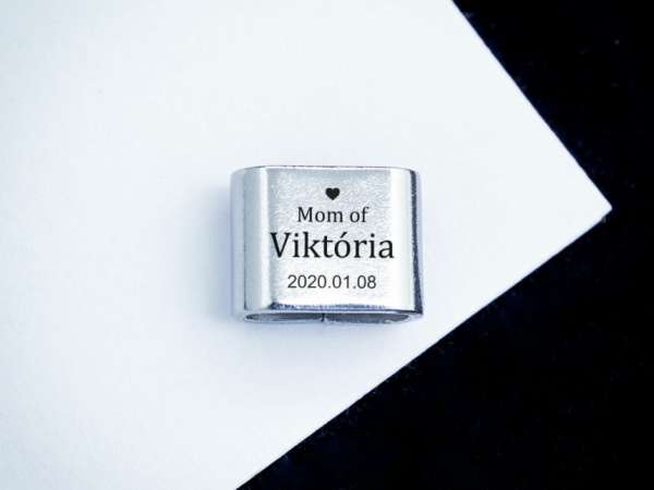 Mom egyedi MoMents acél medál