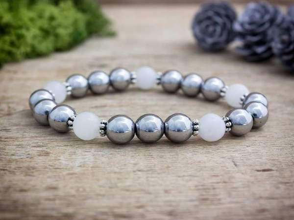 Mode Duo vegyes ásvány karkötő