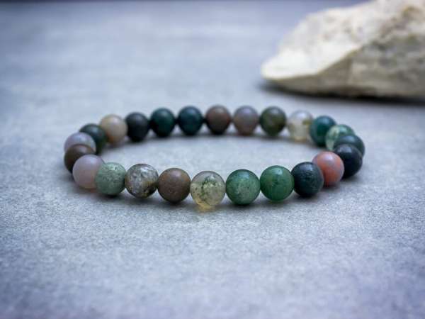 Achát ásvány karkötő