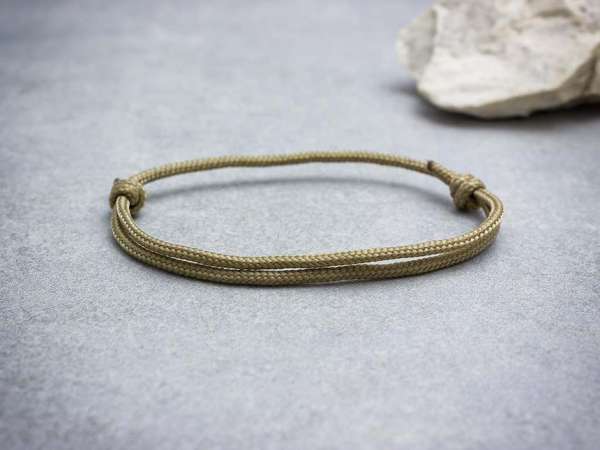 Produktivitás barna paracord karkötő