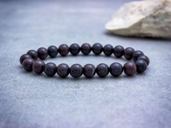 Heliotrop ásvány karkötő