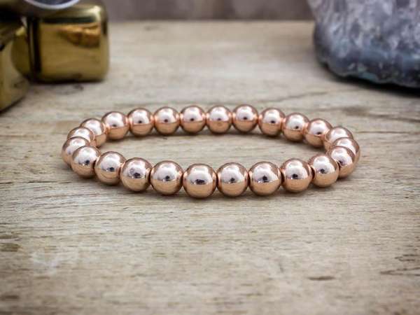 Rozé hematit ásvány karkötő