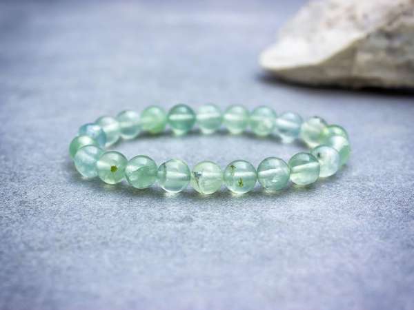 Védelmező pajzs prehnit ásvány karkötő