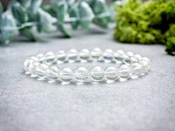 Aura kvarc ásvány karkötő