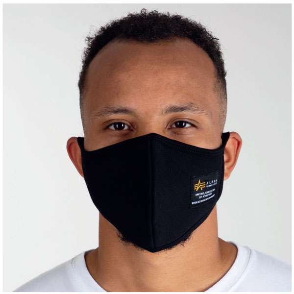 Arc Mask Alpha Industries Heavy Crew Face Mask Black