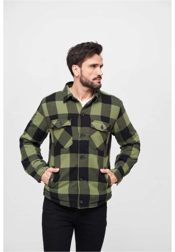 Brandit Lumberjacket black/olive