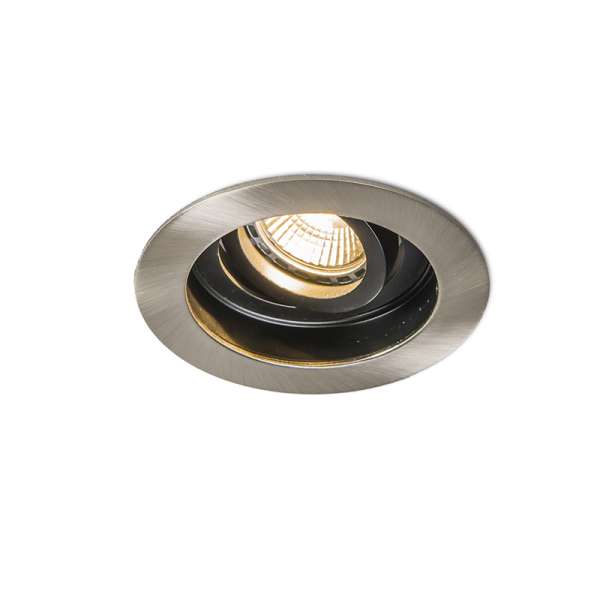 Okos, modern, süllyesztett spotlámpa acél fekete színben, WiFi GU10-zel - Rondoo