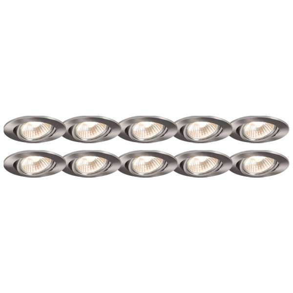 10 db-os beépíthető, dönthető alumínium spotlámpa készlet - Cisco