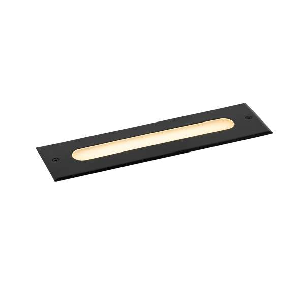Modern fekete talajspot 30 cm LED-del, IP65 - Eline