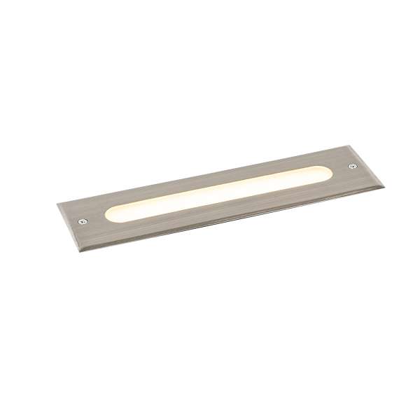 Modern talajszpot acél 30 cm LED-del IP65 - Eline