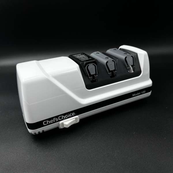 ChefsChoice elektromos késélező 3 fokozatú M120 - fehér