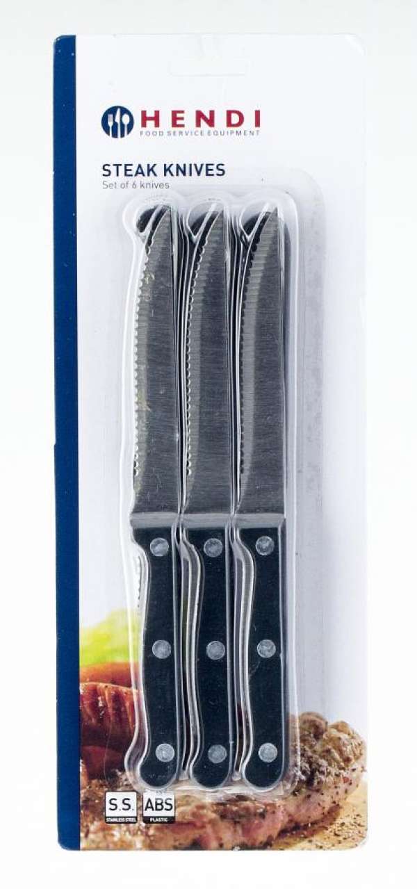 HENDI steakkés XXL 6 db