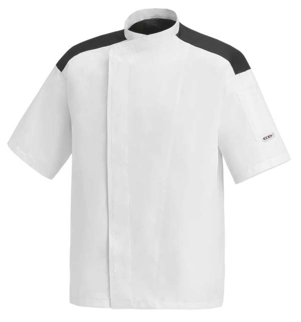 Szakácskabát EGOchef First MM - rövid ujjú