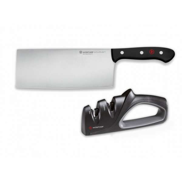 Kínai szakácskés készlet Wüsthof GOURMET 18cm + késélező 9282