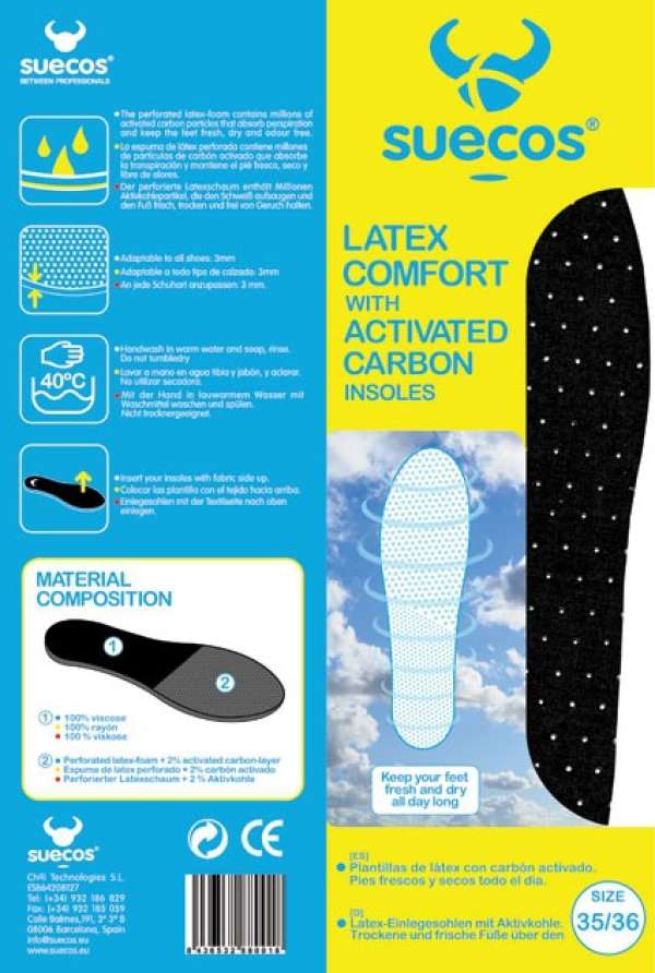 Professzionális betét a Suecos THOR és VIDAR cipőbe