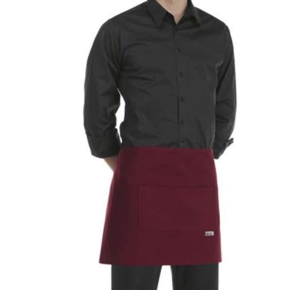 Csaposkötény EGOchef - Bordó 40x70 cm