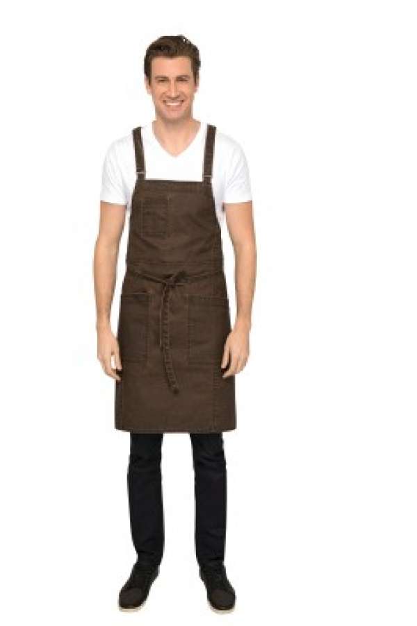 ABX02 Szakácskötény Barna