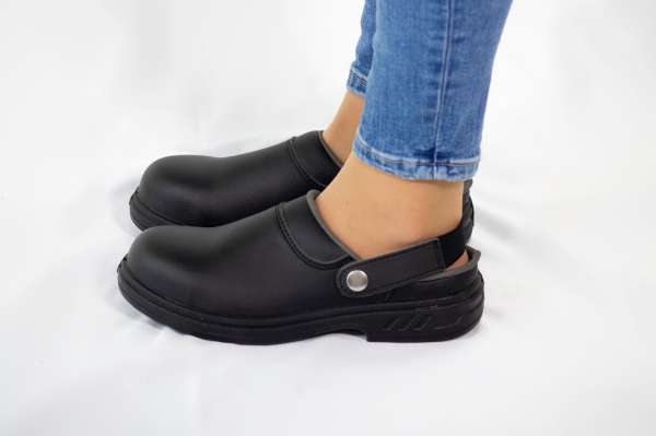 Munka lábbeli PORTWEST Steelite™ Safety Clog - fekete