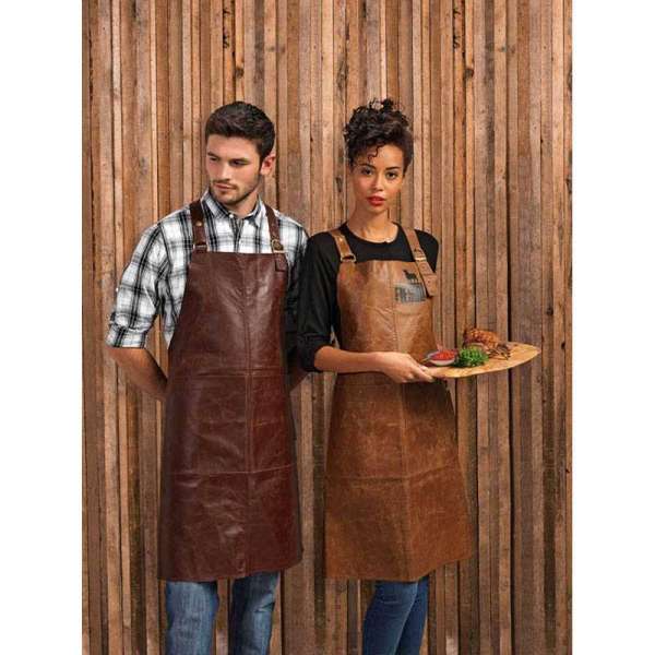 Bőr nyakkötény ARTISAN - 100% bőr