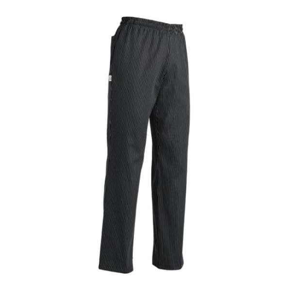 Szakácsnadrág EGOchef BIG BOY -vékony fehér csíkok - 5XL - 7XL