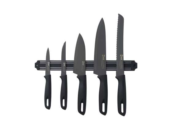 IVO Titanium EVO 5 darabos konyhakés készlet mágneses késtartóval 221007