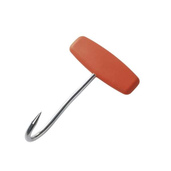 Hentes horog IVO rozsdamentes acél 120 x 6 mm 17060