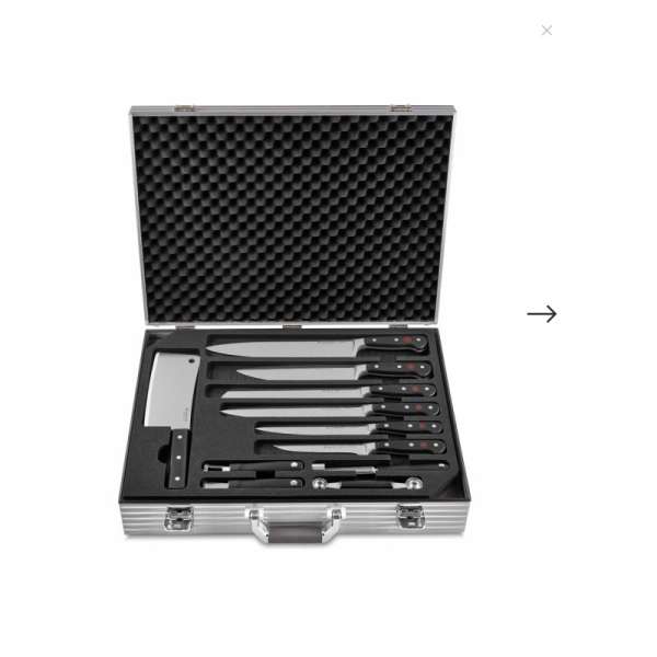 Wüsthof CLASSIC kuffer főzőfelszereléssel - 24 részes