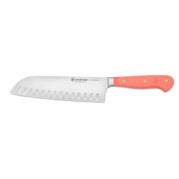 Santoku kés Wüsthof CLASSIC Color -Coral Peach 17 cm 