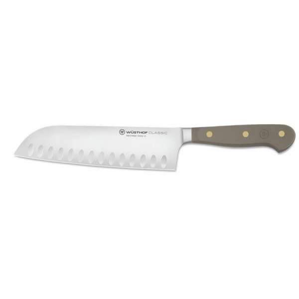 Santoku kés Wüsthof CLASSIC Color -Velvet Oyster, 17 cm 