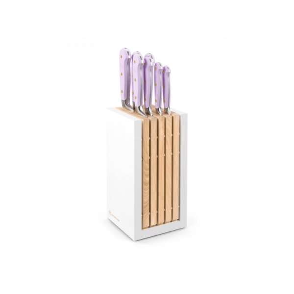 Késtartó blokk késekkel Wüsthof CLASSIC Color 7 darabos -Purple Yam