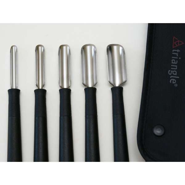 Késkészlet Triangle 5 x U véső - tokban