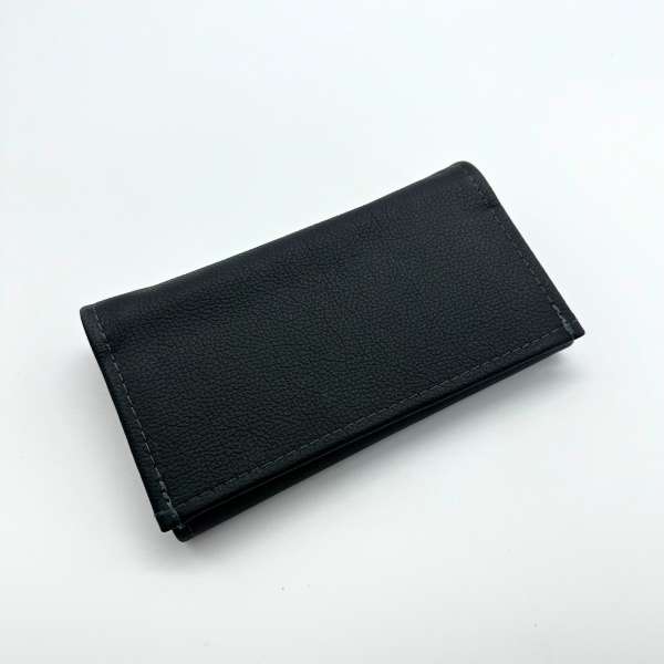 Pincérnő bőr pénztárca - fekete