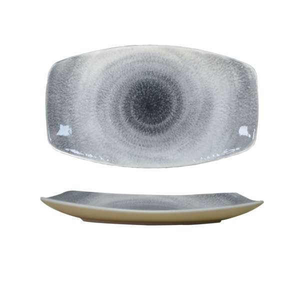 Hush - Hurrikán mintás szürke tányér