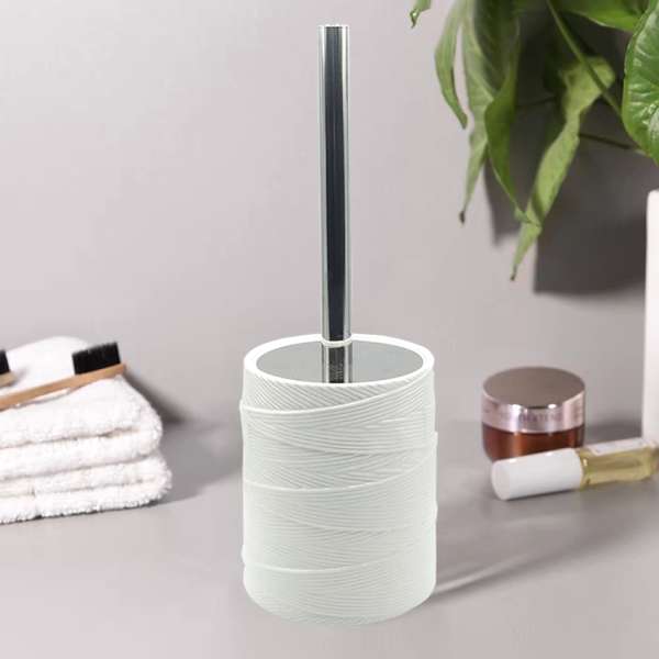 Fehér fonal mintás WC kefe