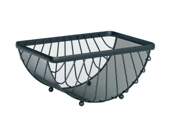 Modern fekete gyümölcskosár